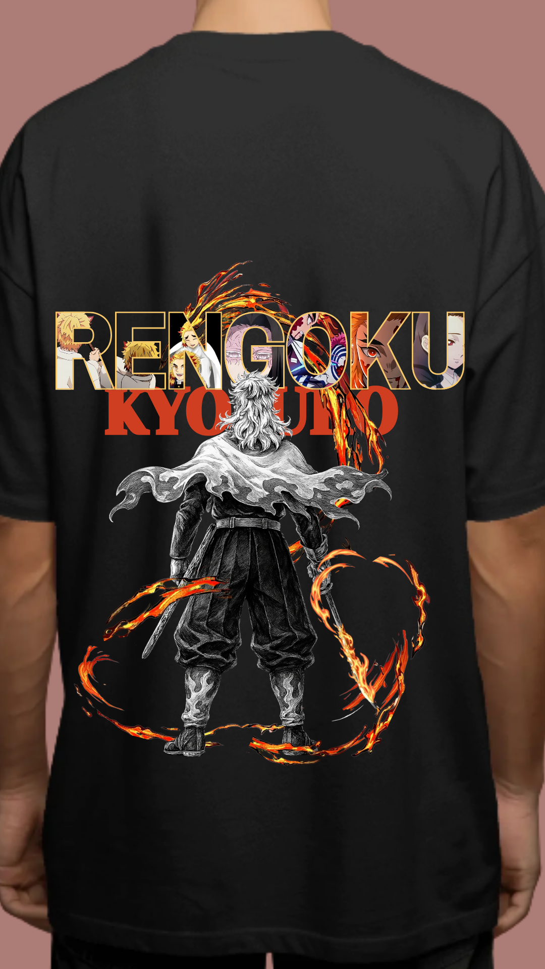 Rengoku Kyojuro (Flame Hashira) – Regular Cotton T-Shirt - Unisex Fit