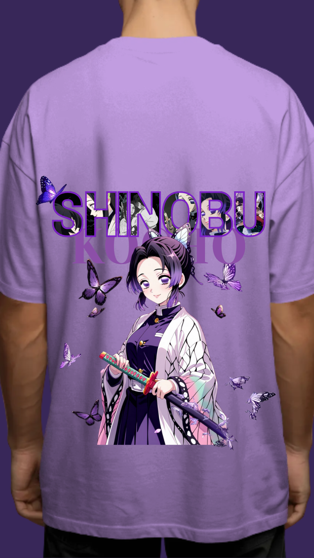 Shinobu Kocho – Insect Hashira – Regular Cotton T-Shirt - Unisex Fit