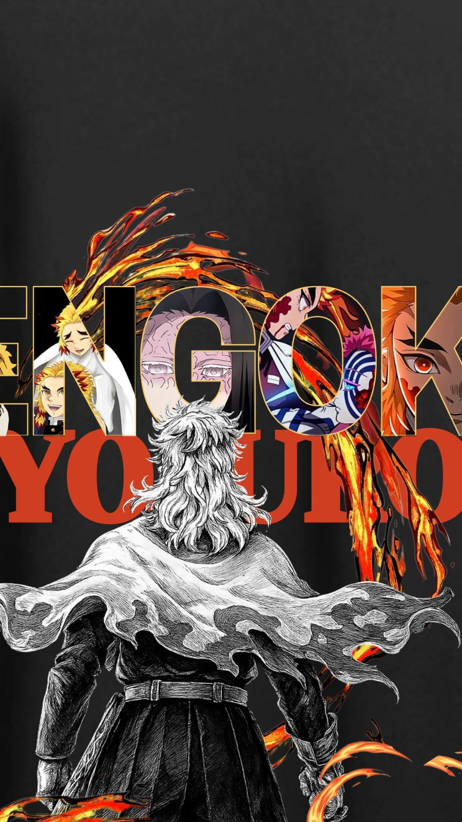 Rengoku Kyojuro (Flame Hashira) – Regular Cotton T-Shirt - Unisex Fit