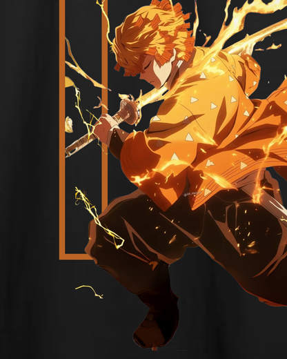 Zenitsu – Thunderclap & Flash – Regular Cotton T-Shirt - Unisex Fit