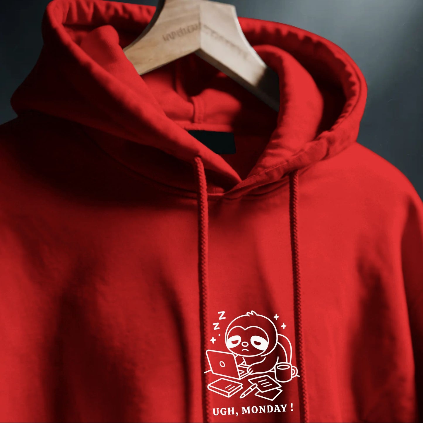 UGH, MONDAY !! – Sloth Edition - Mood Hoodie - Everyday Comfort