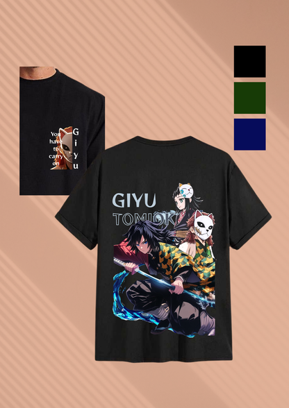 Giyu Water Hashira - Regular/Oversized Fit - Unisex Fit