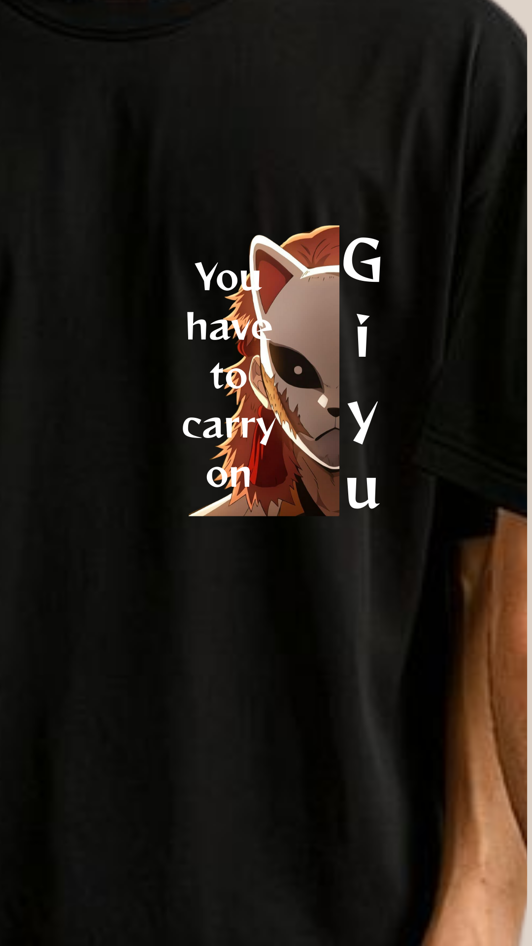 Giyu Water Hashira - Regular/Oversized Fit - Unisex Fit