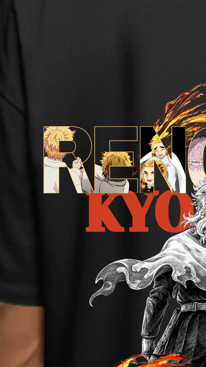 Rengoku Kyojuro (Flame Hashira)  – Regular Cotton T-Shirt - Unisex Fit